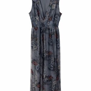 Baltic Born Dusty Blue Floral Maxi Dress